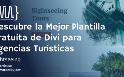Descubre la Mejor Plantilla Gratuita de Divi para Agencias Turísticas: Sightseeing