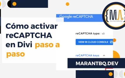 Cómo activar reCAPTCHA en Divi paso a paso