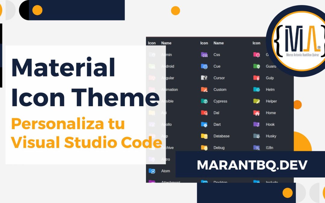 Personaliza tu IDE con Material Icon Theme en VS Code