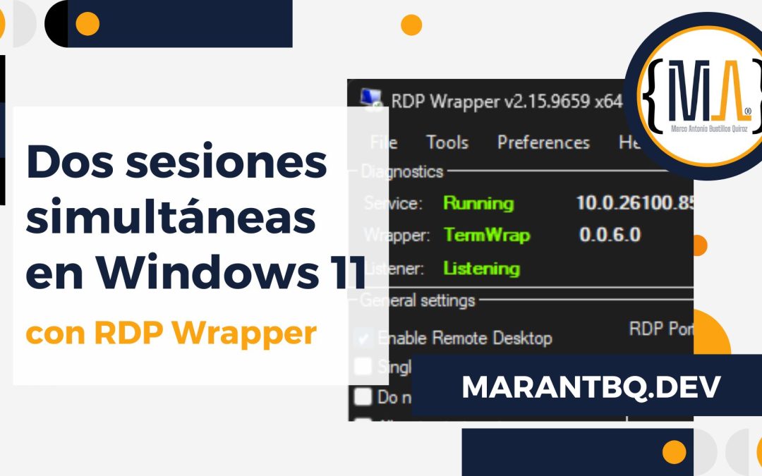 Cómo tener dos sesiones simultáneas en Windows 11 sin usar máquinas virtuales